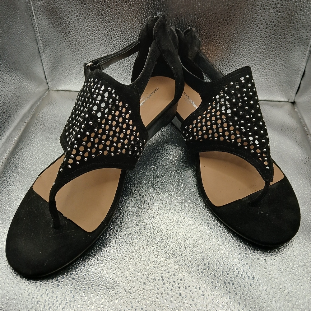 Cloudwalkers Black Sandals Open Toe Casual Hazel Womens Size 11W